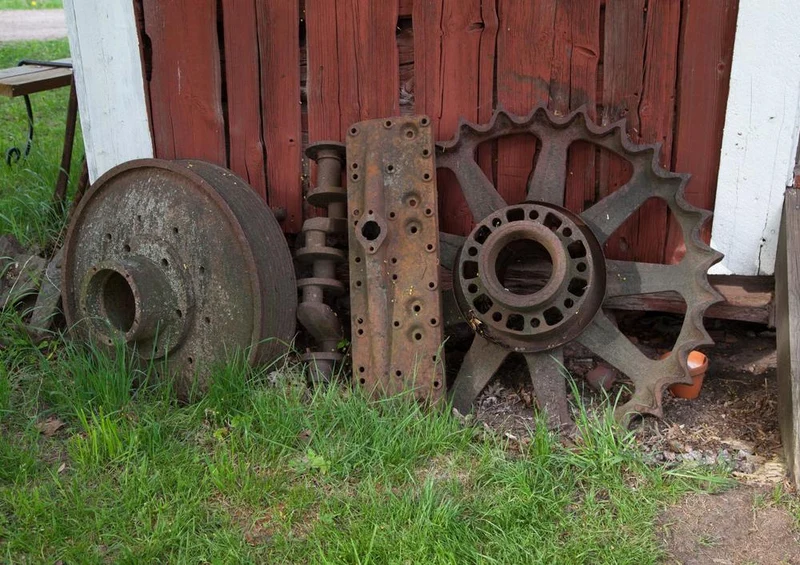 18543 Orte - Rostiges Rad Puzzle