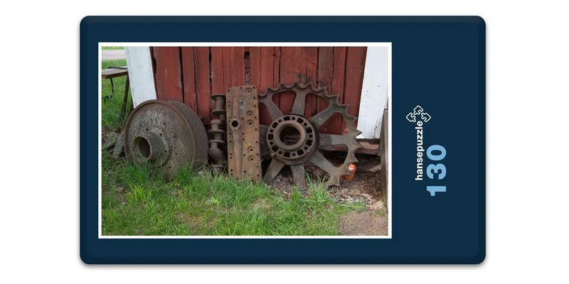 18543 Orte - Rostiges Rad Puzzle