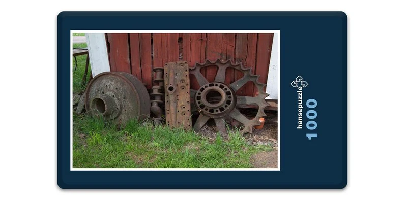 18543 Orte - Rostiges Rad Puzzle