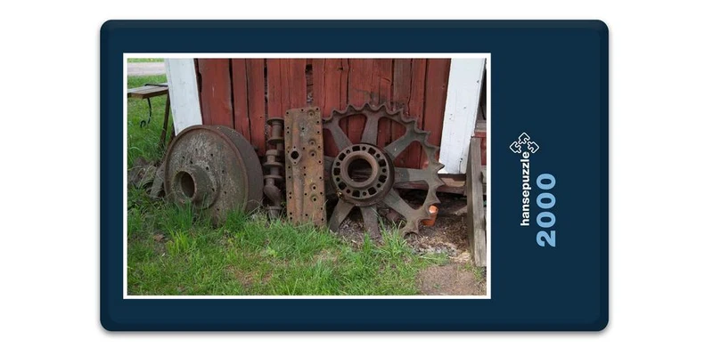 18543 Orte - Rostiges Rad Puzzle