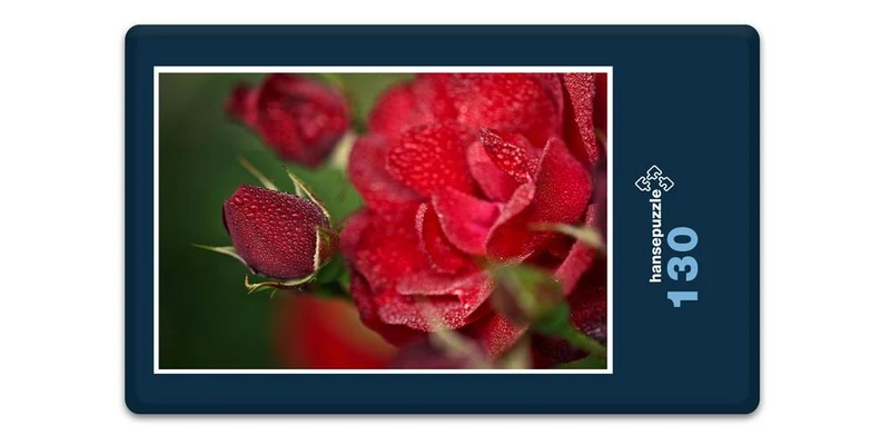 18569 Natur - Rote Rose Puzzle