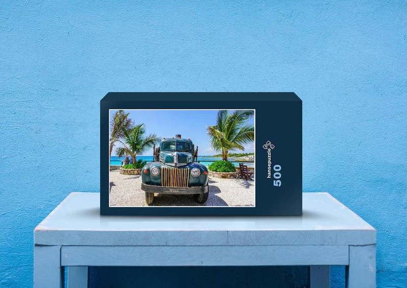 20970 Reisen - Oldtimer am Strand Puzzle