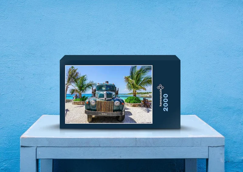 20970 Reisen - Oldtimer am Strand Puzzle