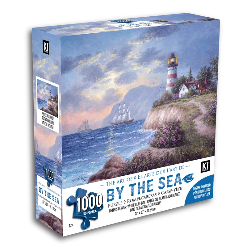 By The Sea - White Cliff Bay, Dennis Lewan (1000pcs)
