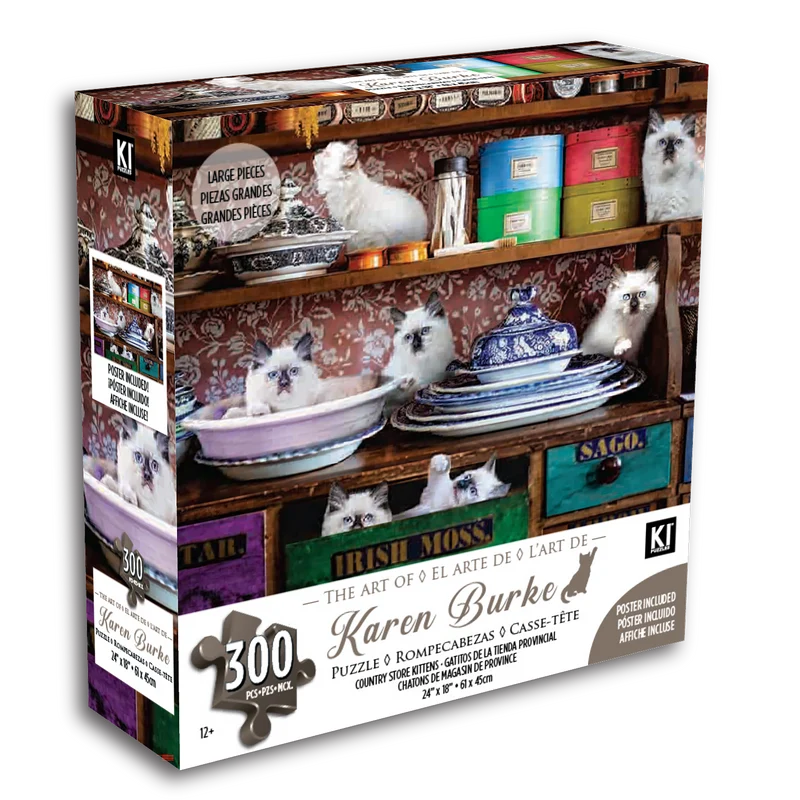 Country Store Kittens, Karen Burke (300pcs)