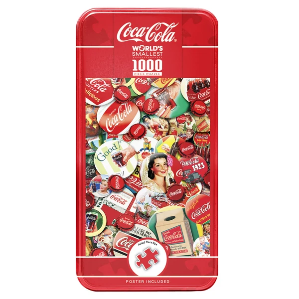World's Smallest - Coca-Cola (1000pcs) (Compact Tin Box)