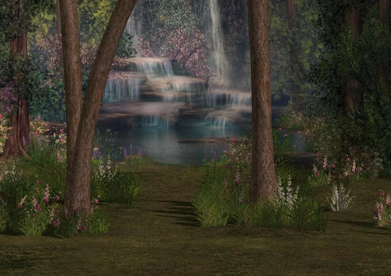 21661 Natur - Wasserfall im Wald Puzzle