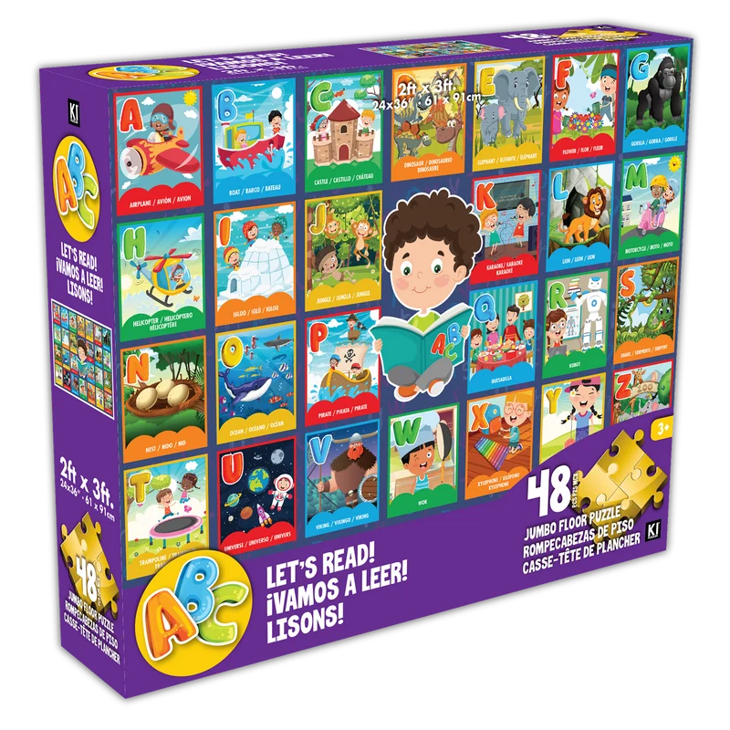 Let's Read - ABC (Educational) (48pcs Floor Puzzle)
