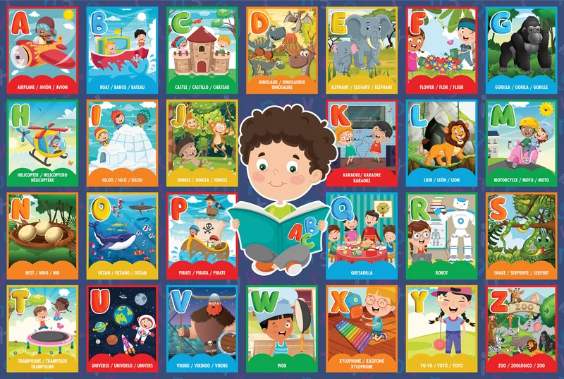 Let's Read - ABC (Educational) (48pcs Floor Puzzle)
