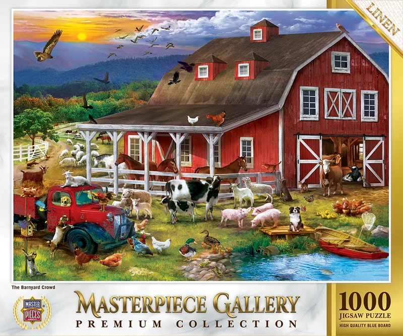 The Barnyard Crowd, 1000pcs