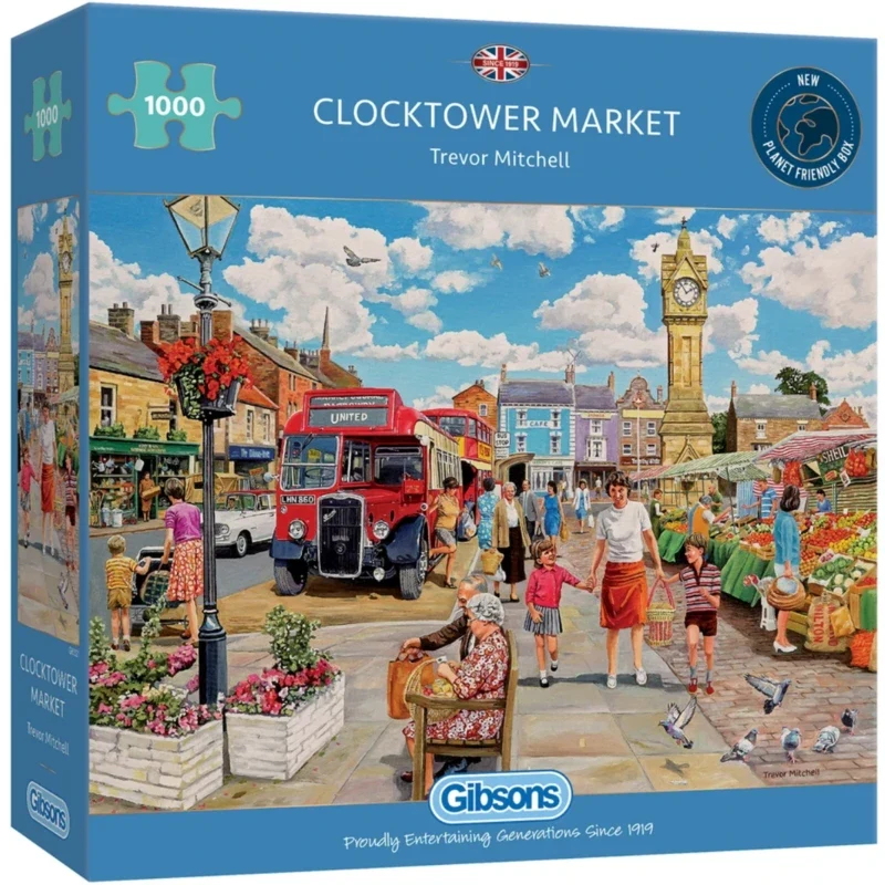 Clocktower Market, Trevor Mitchell (1000pcs)