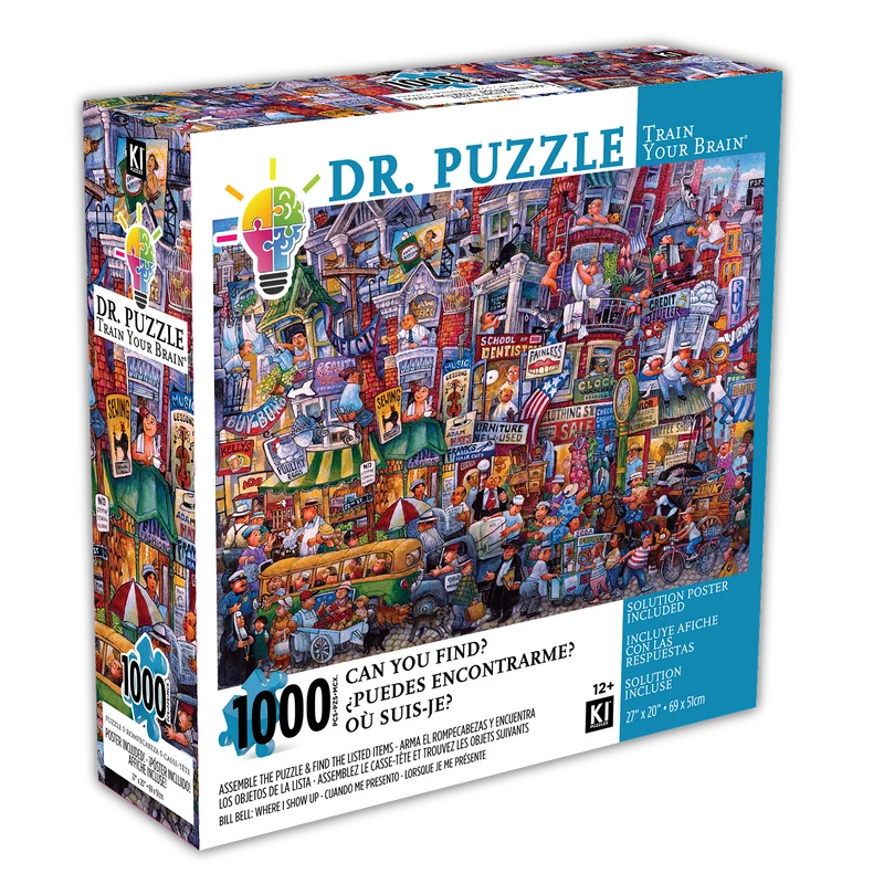 Dr. Puzzle - Where I Show Up, Bill Bell (1000pcs)