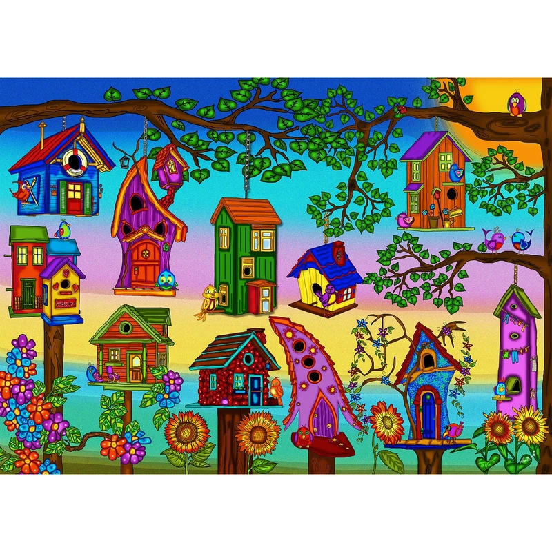 Bird Houses / Maison D'oiseaux, Anie Maltais