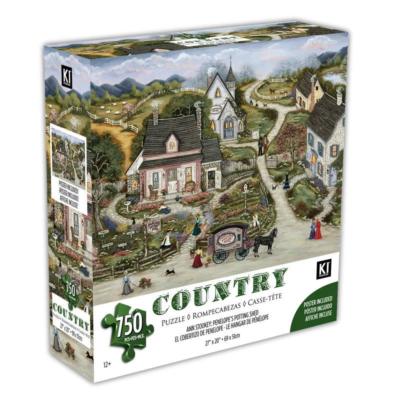 Country Collection - Penelope's Potting Shed, Ann Stookey (750pcs)