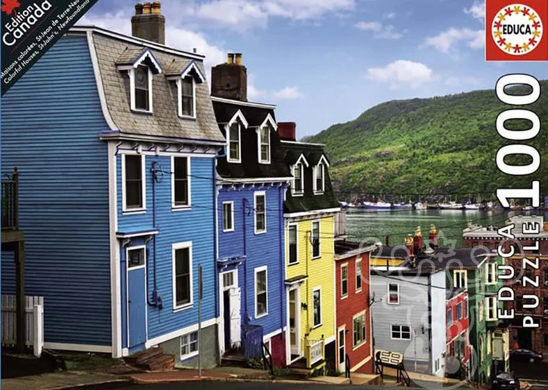 Colourful Houses, St-John's, Newfoundland