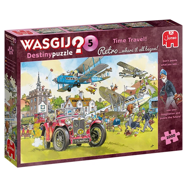Wasgij Destiny Retro #5, Time Travel! / Voyage dans le temps !
