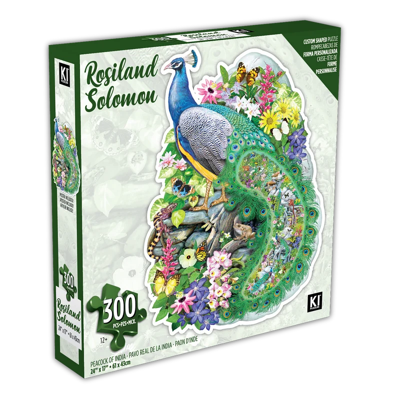 Peacock Of India, Rosiland Solomon (SHAPED) (300pcs)