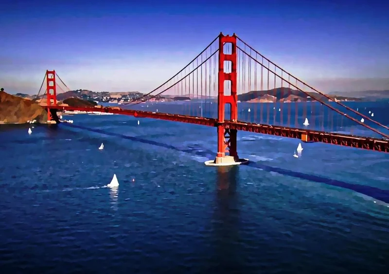 32950 Reisen - Golden Gate Brücke Puzzle