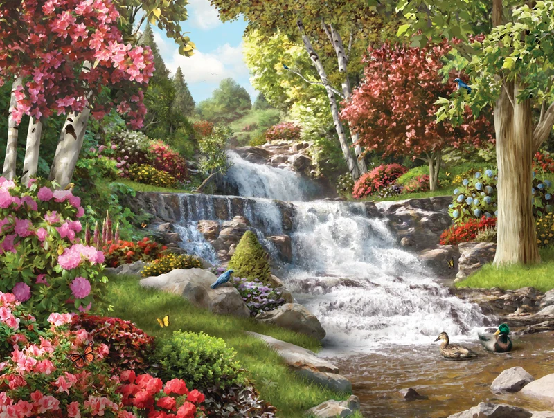 By The Falls, Alan Giana (300pcs)