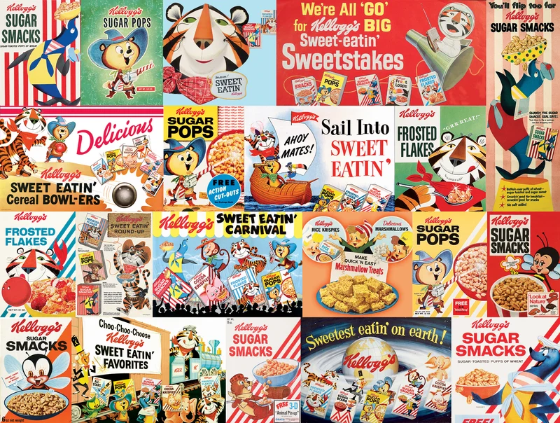 Vintage Kellogg's - Sweet Collage (1000pcs)