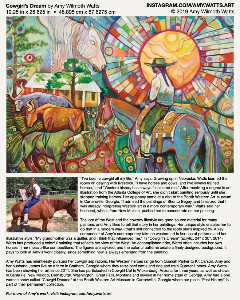 Cowgirl's Dream, Amy Wilmoth Watts