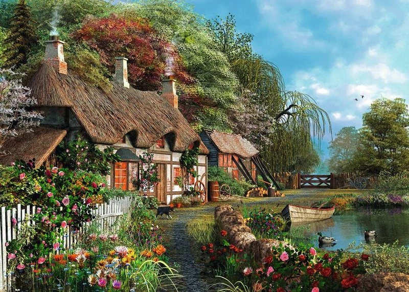 Ravensburger Cottage on a Lake
