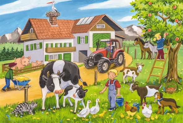 On the farm