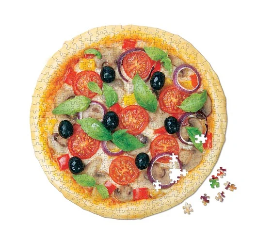 Pizza, Shaped Puzzle