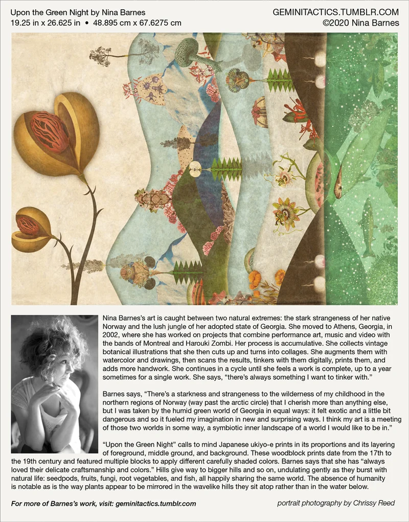 Upon the Green Night, Nina Barnes