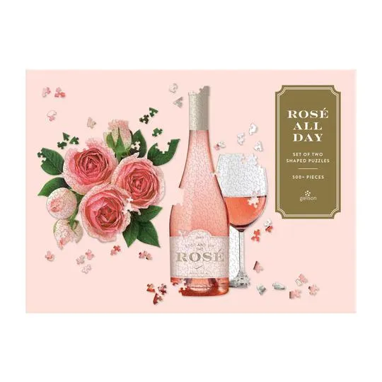 Rose All Day - Set of Two Shaped Puzzles