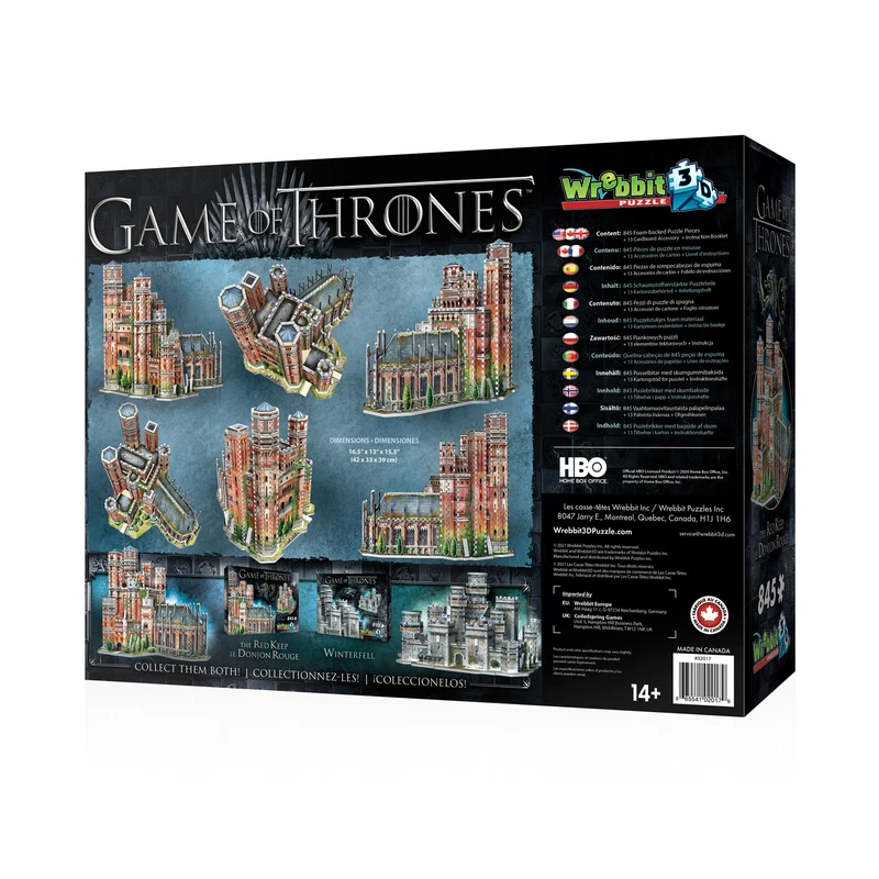 The Red Keep - Game of Thrones (3D Puzzle) (845pcs)