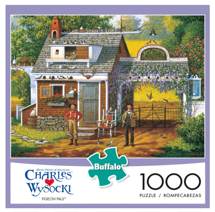 Pigeon Pals, Charles Wysocki (1000pcs)