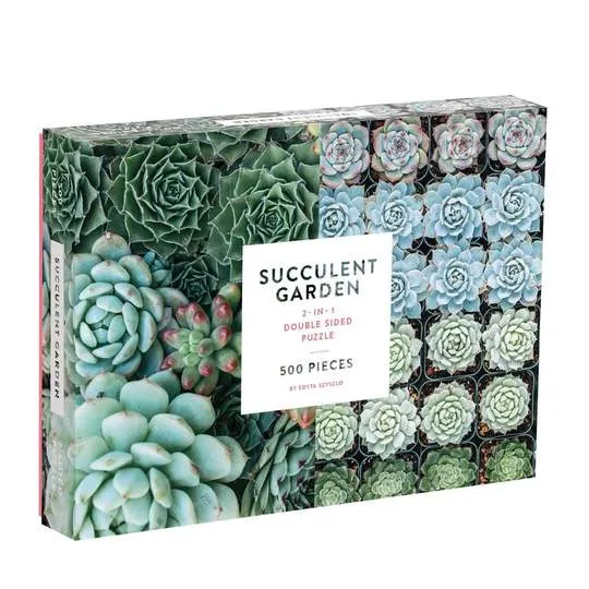 Succulent Garden - Double Sided Puzzle
