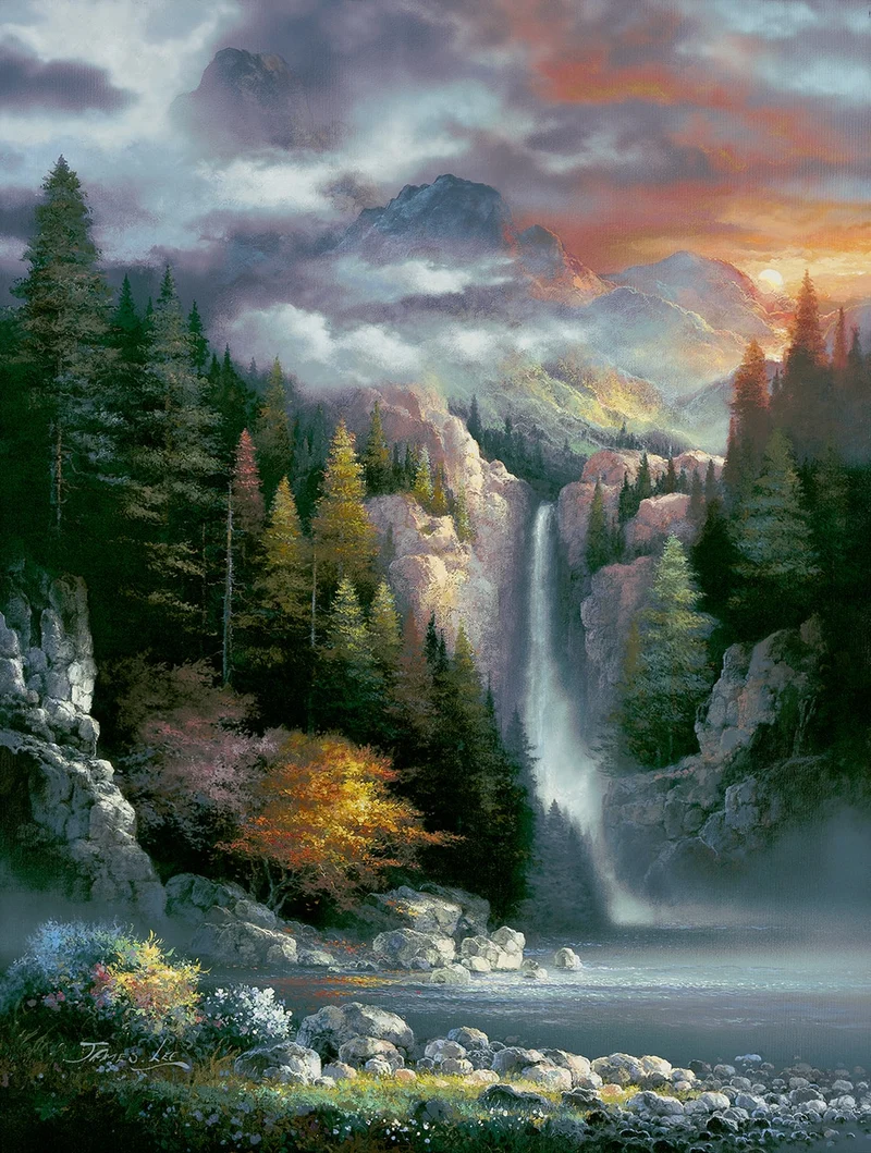 Misty Falls, James Lee