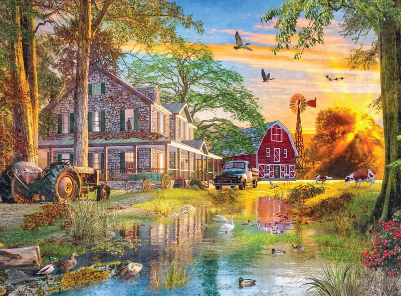 Country Life: Sunset at the Farm