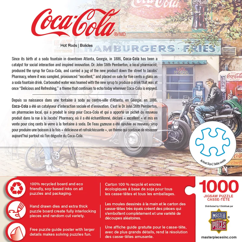 Coca-Cola Hot Rods, 1000pcs