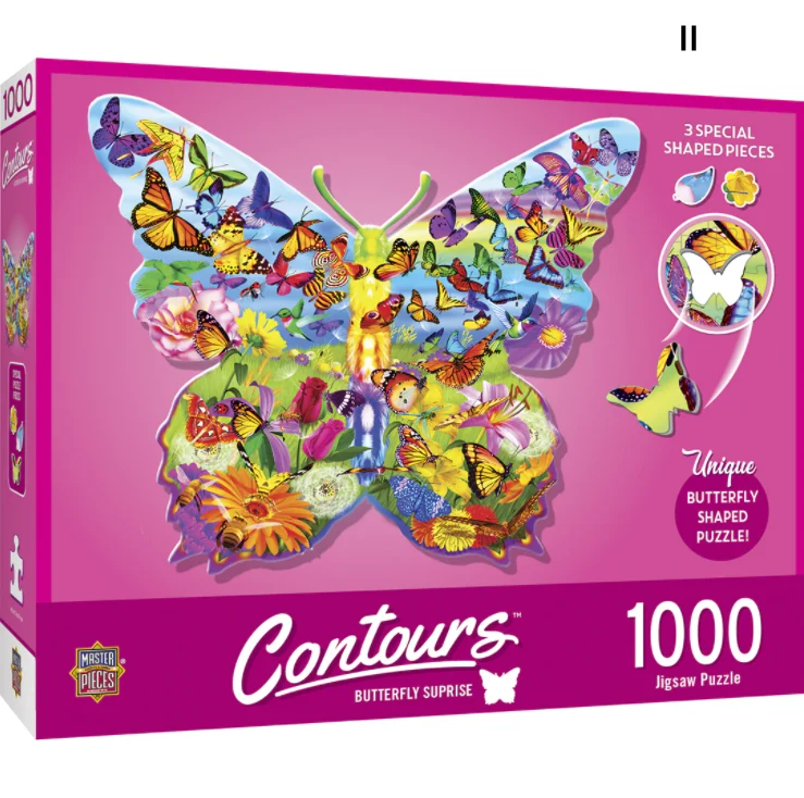 Contours Shaped - Butterfly Surprise (1000pcs)