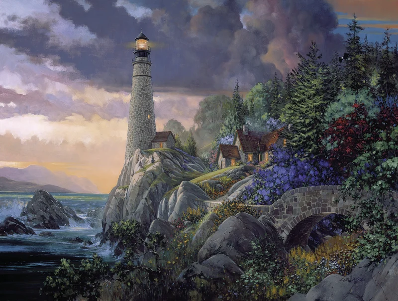 By The Sea - Coastline Watch, D.R. Laird (1000pcs)