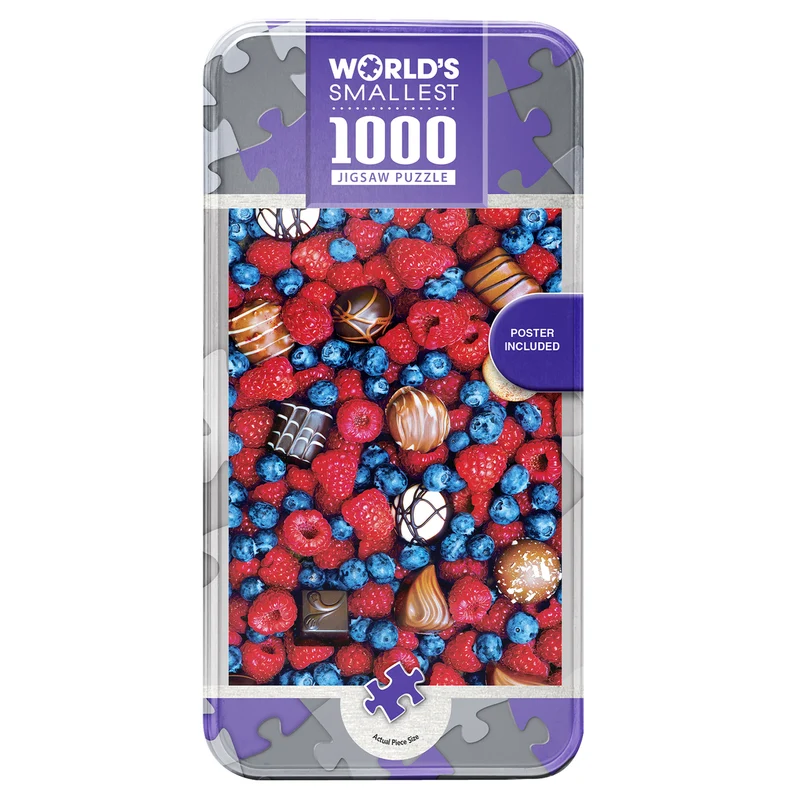 World's Smallest - Sweet Delights, 1000pcs (Compact Tin Box)