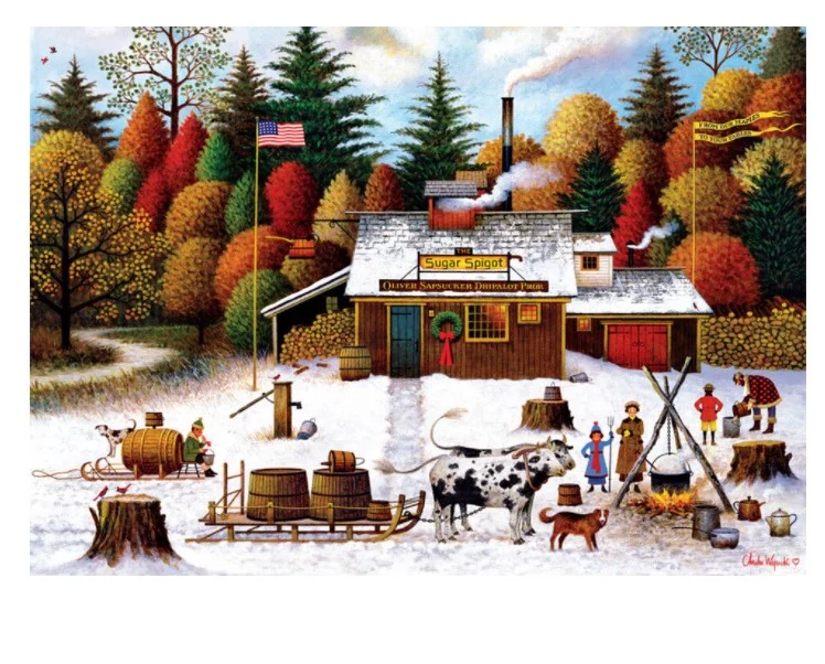 Vermont Maple Tree Tappers, Charles Wysocki