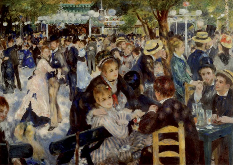 Dance At The Moulin, Pierre-August Renoir