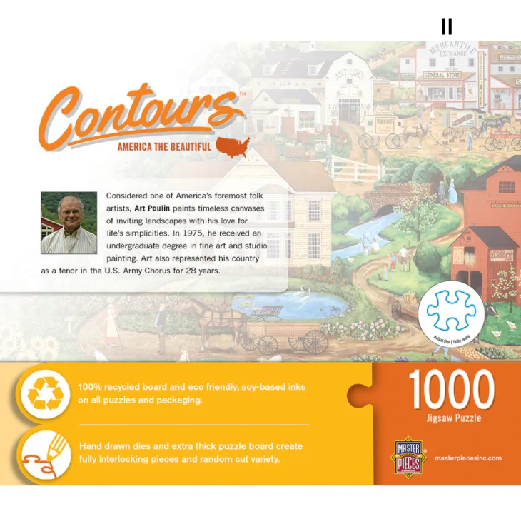 Contours Shaped - America the Beautiful (1000pcs)