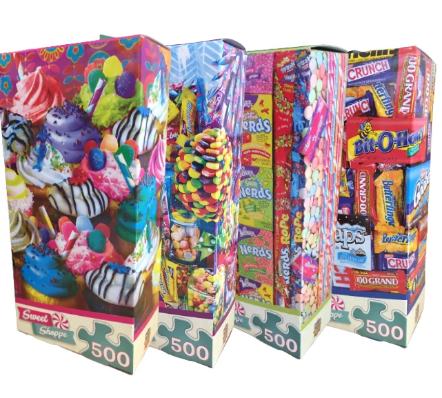 SWEET SHOPPE PUZZLE - 4 Pack Assortment