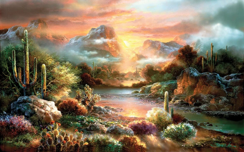 Sunset Splendor, James Lee