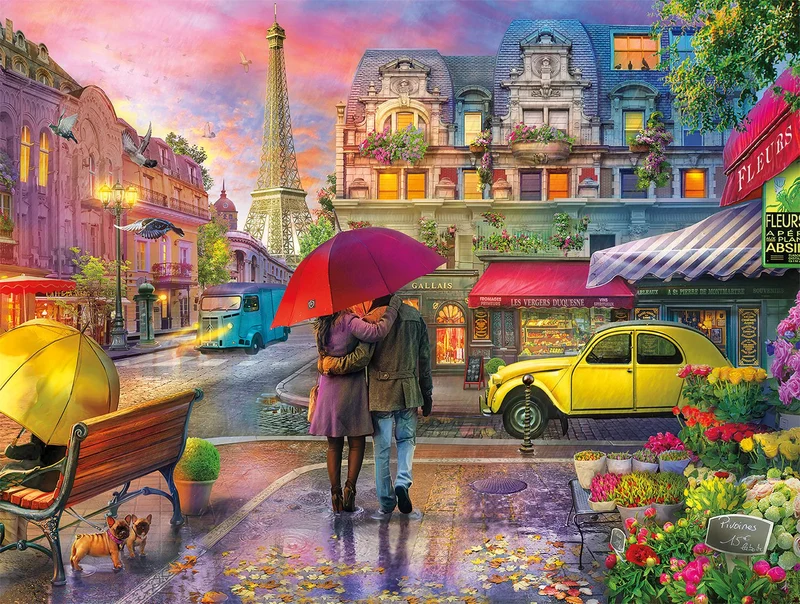 Cities in Color: Raining in Paris