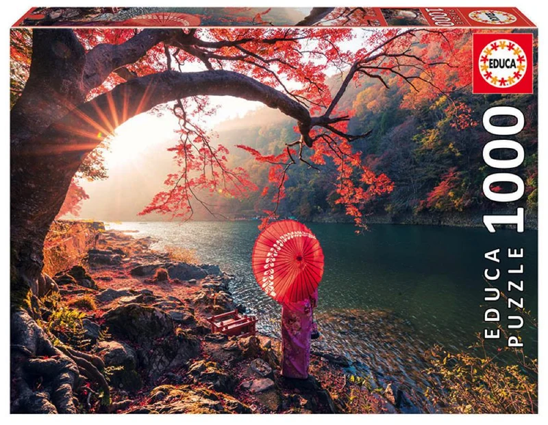 Sunrise in Katsura River, Japan