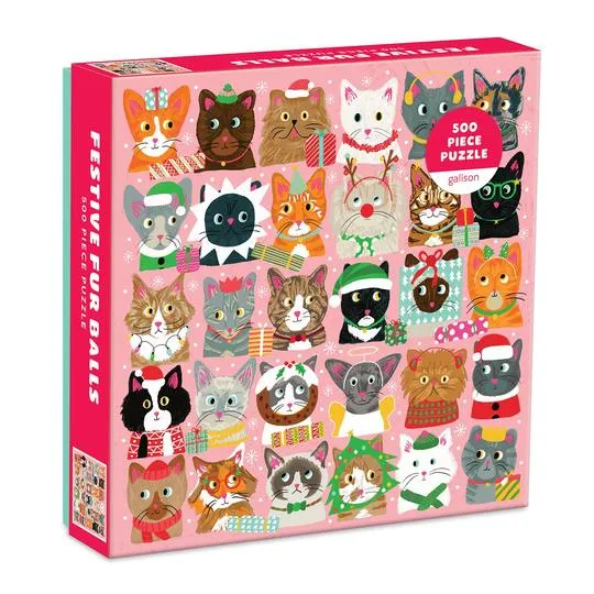 Festive Furballs, Liza Lewis (500pcs)