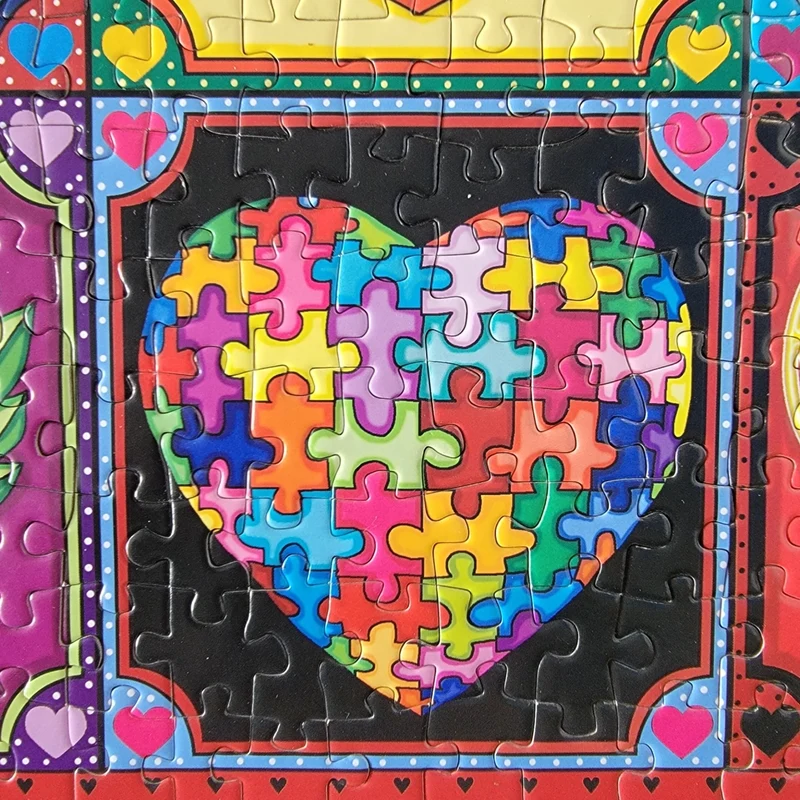 Coeurs Matelasses / Quilted Hearts, Anie Maltais (1000pcs)