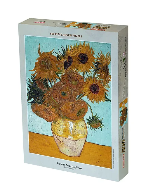 Vase with Twelve Sunflowers Mosaic