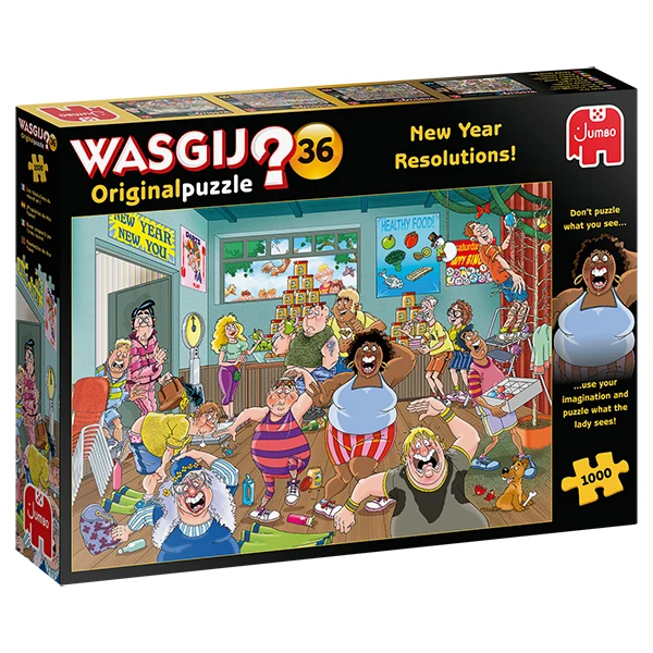 Wasgij? Original #36, New Year Resolution! / Les résolutions du nouvel an !